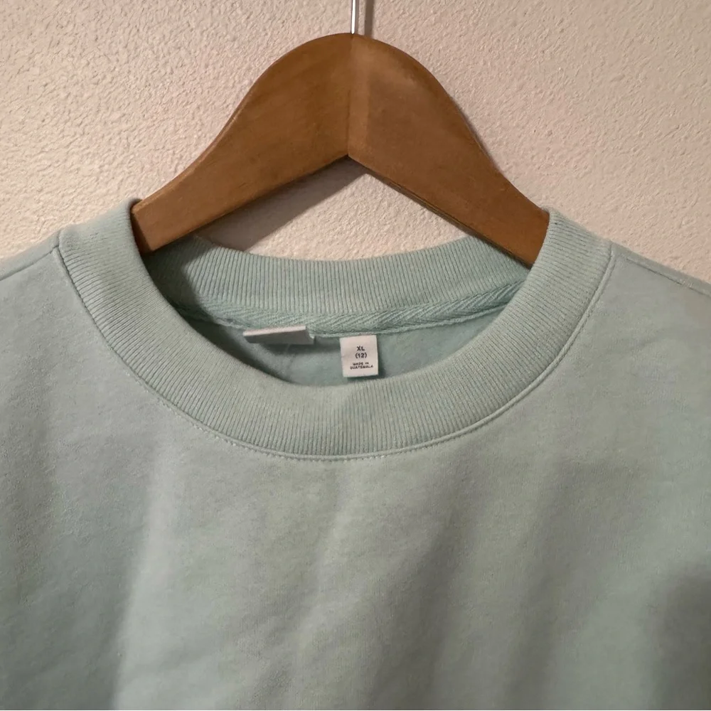 GAP Oversized Wedge Sweatshirt Azul Blue Loungewear Athleisure 2024 NWT-XL/12